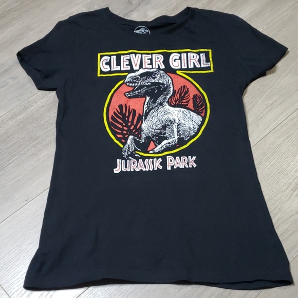 Jurassic Park Tops - Clever Girl Jurassic Park Tee -  Junior Large